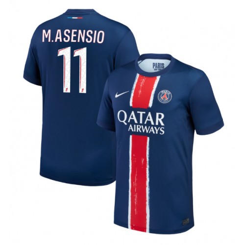 Fotbalové Dres Paris Saint-Germain Marco Asensio #11 Domácí 2024-25 Krátký Rukáv